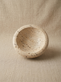 Travertine Fruit Bowl