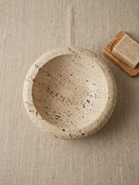 Travertine Fruit Bowl