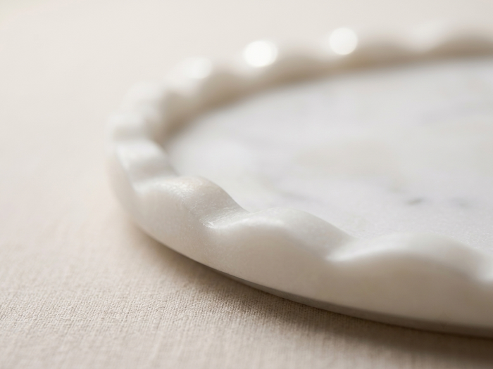 White Marble Platter