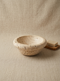 Travertine Fruit Bowl