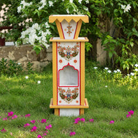 Marble White Tulsi Pot