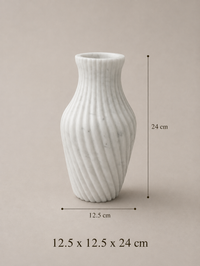 White Marble Vase